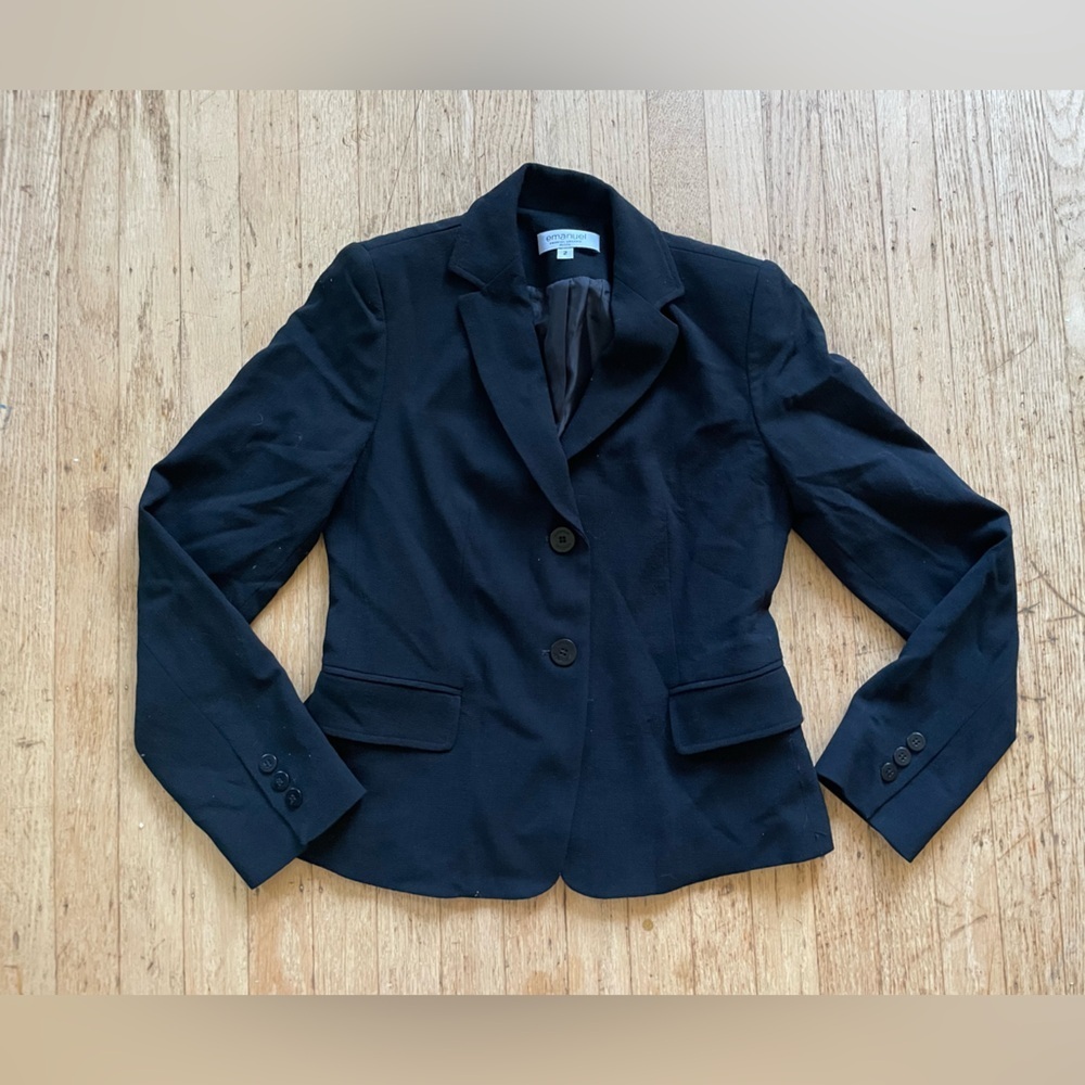 Emanuel Ungaro black blazer